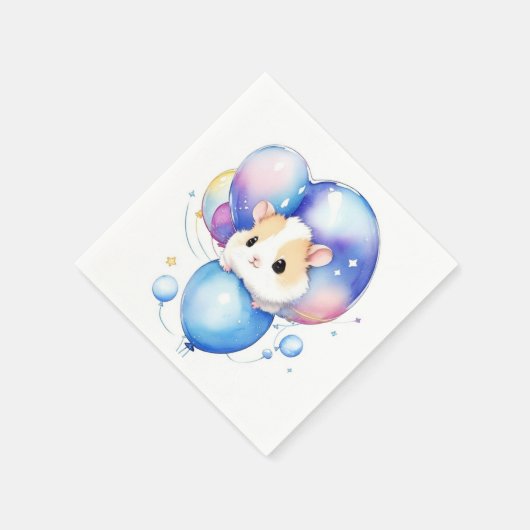 Hamster Birthday Serviette (Ecke)