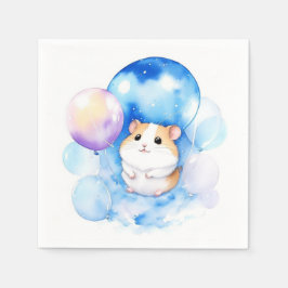 Hamster Birthday Serviette