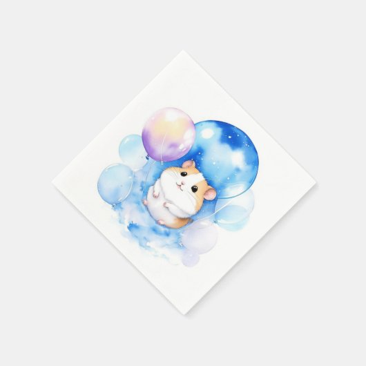 Hamster Birthday Serviette (Ecke)