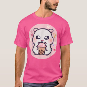 Hamster Boba Thai Milk Tea Bubble Tee Anime Kawaii