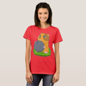 Hamster Bowling Bowling T-Shirt (Vorne ganz)