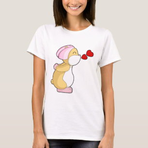Hamster Brautschleier Hochzeit T-Shirt