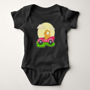 Hamster Car Baby Strampler