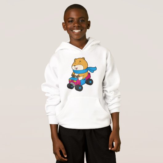 Hamster Car Hoodie (Vorne ganz)