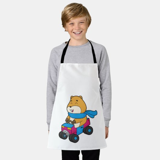 Hamster Car Schürze (Getragen)