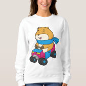 Hamster Car Sweatshirt (Vorderseite)