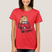 Hamster Car T-Shirt (Vorderseite)