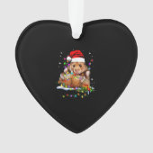 Hamster Christmas Niedlich Ornament (Vorderseite)