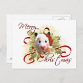 Hamster Christmas Postcards Feiertagspostkarte (Vorne/Hinten)