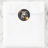 Hamster Cosy Ambiance Runder Aufkleber (Tasche)