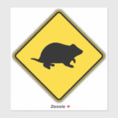 Hamster Crossing Aufkleber (Blatt)