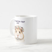Hamster Custom Message Kaffeetasse (Vorderseite Links)