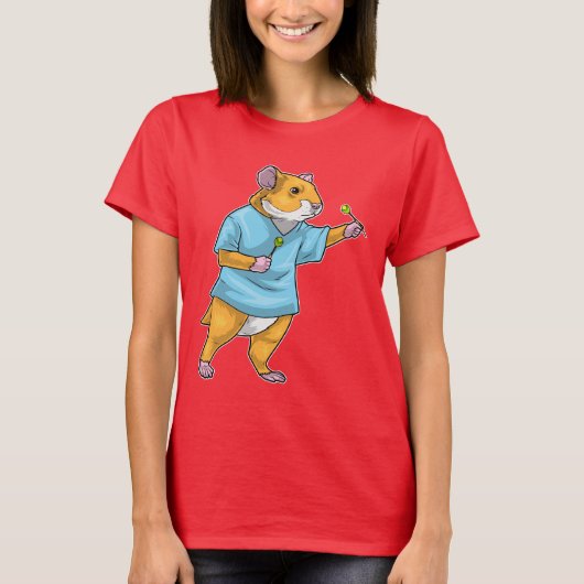 Hamster Darts Dart T-Shirt (Vorderseite)