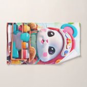 Hamster Delivery Hero Badhandtuch Set (Handtuch)