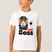 Hamster, der Mafia-Chef T-Shirt (Vorderseite)