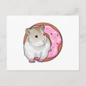 Hamster Donut Postkarte (Vorderseite)
