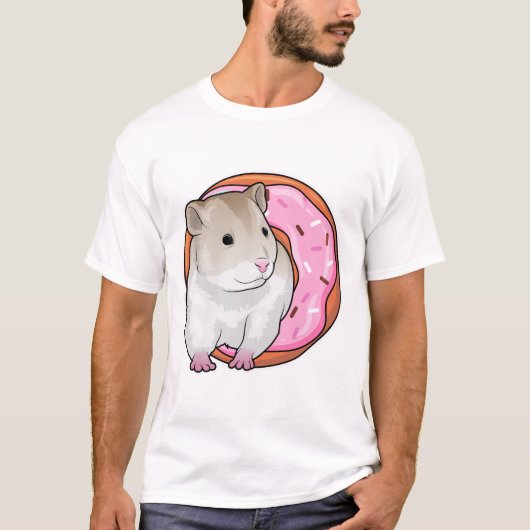 Hamster Donut T-Shirt (Vorderseite)