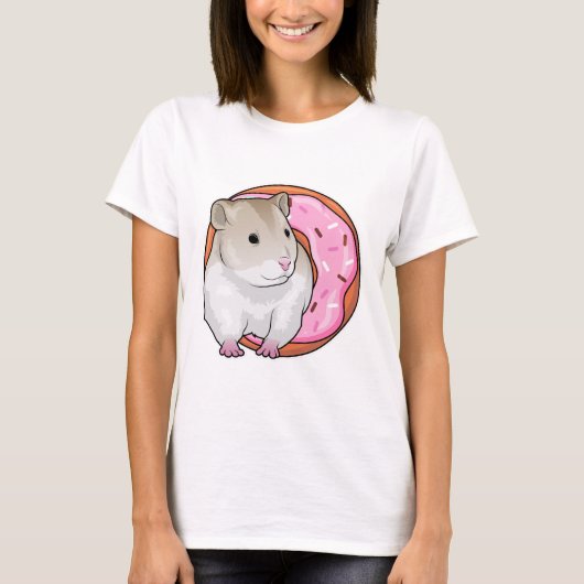 Hamster Donut T-Shirt (Vorderseite)