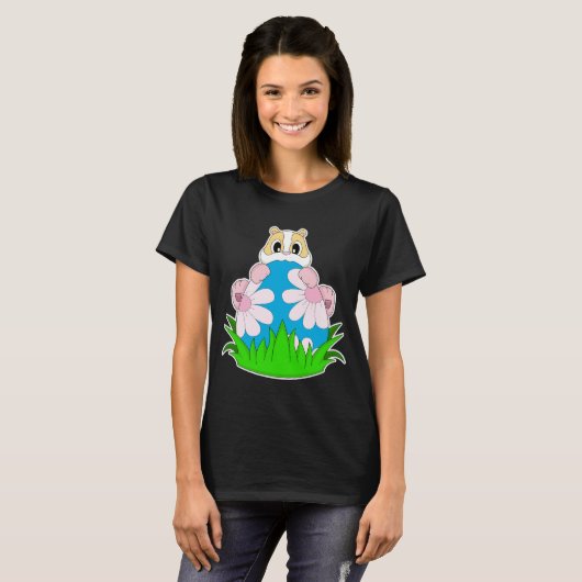 Hamster Easter Easter egg T-Shirt (Vorne ganz)