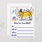 Hamster Einladung (Vorne/Hinten)