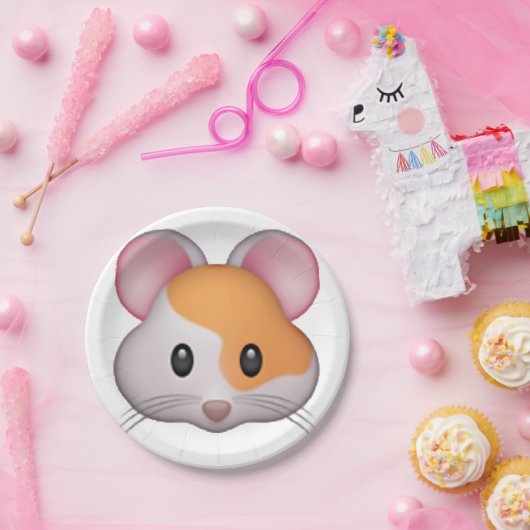 Hamster - Emoji Pappteller (Party)