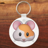 Hamster - Emoji Schlüsselanhänger (Vorderseite)