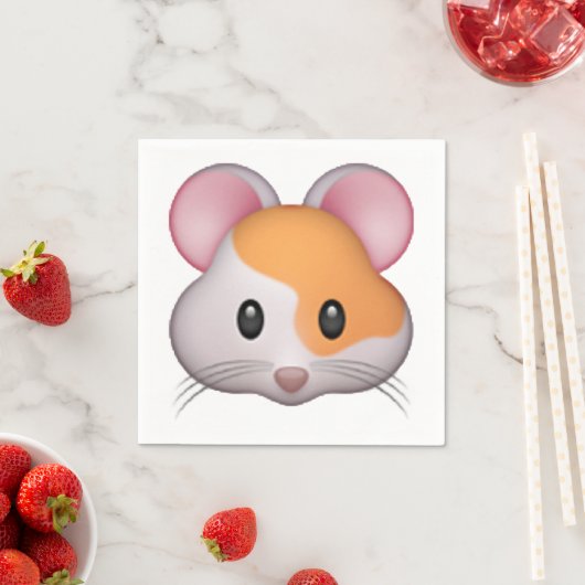 Hamster - Emoji Serviette (Beispiel)