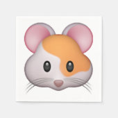 Hamster - Emoji Serviette (Vorderseite)