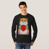 Hamster Erdbeere Frucht T-Shirt (Vorne ganz)