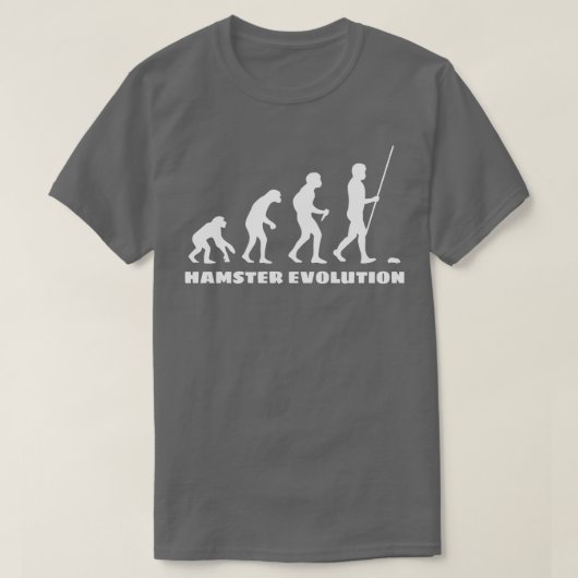 Hamster-Evolution T-Shirt (Design vorne)