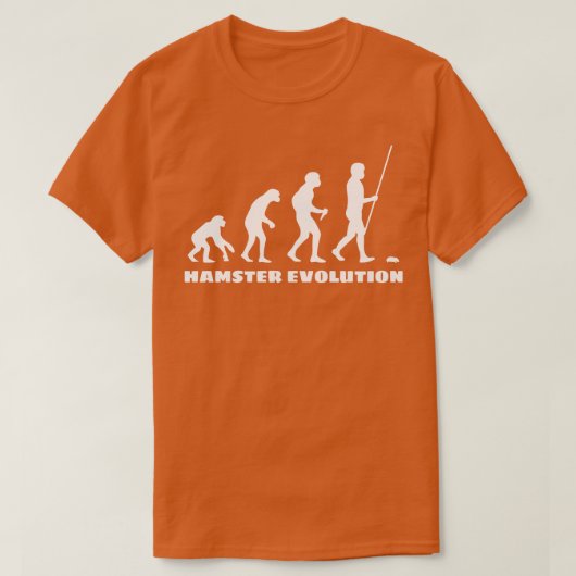 Hamster-Evolution T-Shirt (Design vorne)