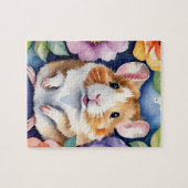 Hamster Family Pet Portrait Puzzle (Horizontal)