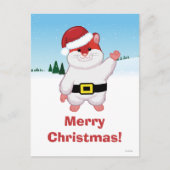 Hamster Feiertagspostkarte (Vorderseite)