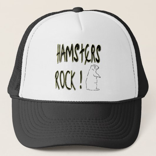 Hamster-Felsen! Hut Truckerkappe (Vorderseite)