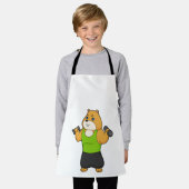 Hamster Fitness Dumbbell Schürze (Getragen)