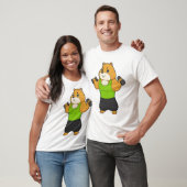 Hamster Fitness Dumbbell T-Shirt (Unisex)
