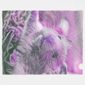 Hamster Fleecedecke (Vorderseite (Horizontal))
