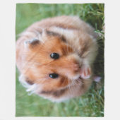 HAMSTER FLEECEDECKE (Vorderseite)