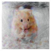 Hamster Fliese (Vorderseite)