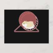Hamster Funny Design Rodent Zwarf Hamster Geschenk Postkarte (Vorderseite)
