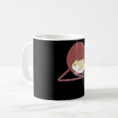 Hamster Funny Design Rodent Zwerg Hamster Geschenk Kaffeetasse (Vorderseite Links)