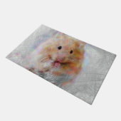 Hamster Fußmatte (Schrägansicht)