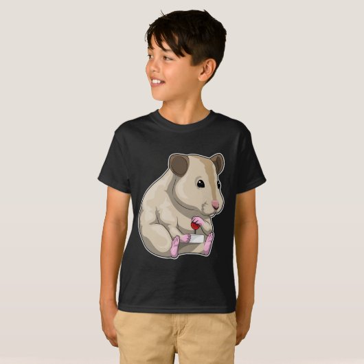 Hamster Gamer Controller T-Shirt (Vorne ganz)