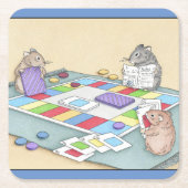 Hamster Games Rechteckiger Pappuntersetzer (Vorderseite)