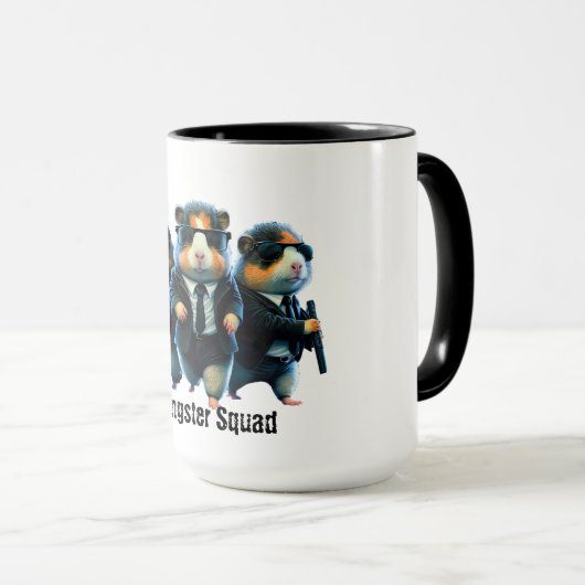 Hamster Gangster Tasse (VorderseiteRechts)