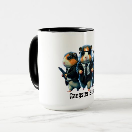Hamster Gangster Tasse (Vorderseite Links)