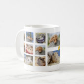 Hamster-/Gerbil-Collagen-Foto-Tasse (rund) Kaffeetasse (Vorderseite Links)