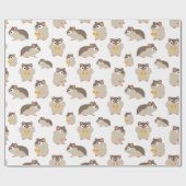 Hamster Geschenkpapier (Flach)