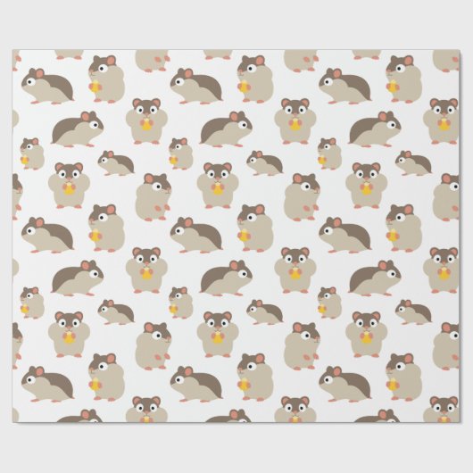 Hamster Geschenkpapier (Flach)