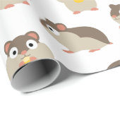 Hamster Geschenkpapier (Rolleneckpunkt)
